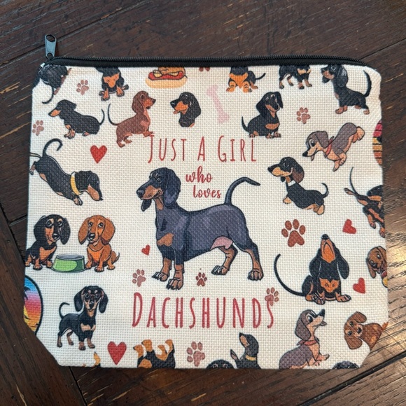 Accessories - Dachshund Print Pouch NEW